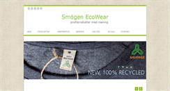 Desktop Screenshot of ecowear.se