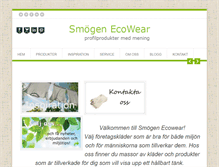 Tablet Screenshot of ecowear.se